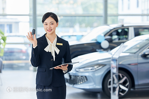 4s店汽車銷售導購展示車鑰匙